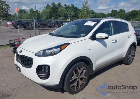 2017 Kia Sportage Sx Turbo из США, поврежденный, VIN KNDPRCA66H7190883